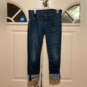 Citizens of Humanity Dark Blue Ankle Jeans